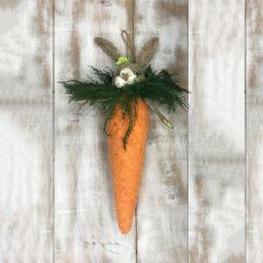Carrot With Bunny Door Hanger
