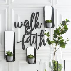 Mirrored Wall Shelf Collection Set of 3