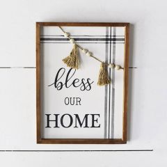 Bless Our Home Framed Sign