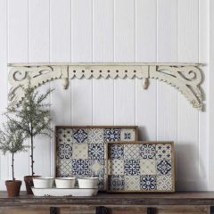 Pale Country Chic Wall Shelf