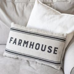 Our Nest / Farmhouse Throw Pillow