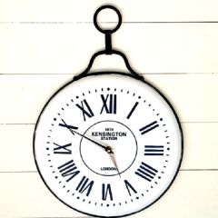 Wrought Iron Station Wall Clock