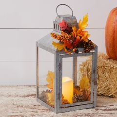 Fall Harvest Candle Lantern