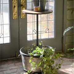 Planter Bucket Cocktail Table