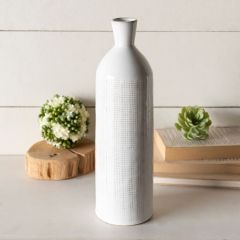 Narrow Ceramic Bottle Vase
