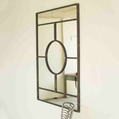 Elegant Iron Framed Mirror