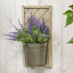 Lovely Wood Wall Planter