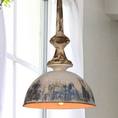 Distressed Metal Pendant Light