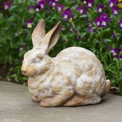 Terra Cotta Lying Decorative Bunny