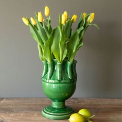 Bright Glaze Tulip Vase
