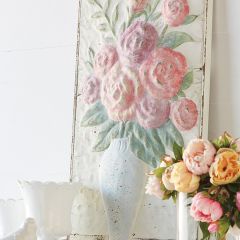 Flowers In Vase Framed Wall Art