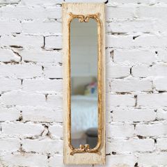 Fir Wood Farmhouse Wall Mirror