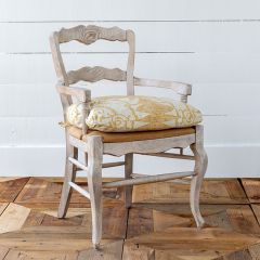 French Country Cushioned Arm Chair
