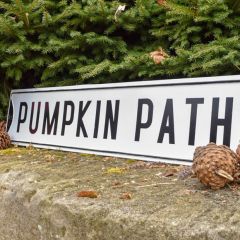 Pumpkin Path Street Sign