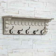 Scallop Detail Wall Shelf