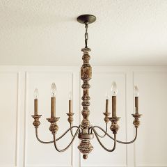 Stately 6 Light Chandelier