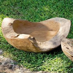 Teakwood Hand Sculpted Bowl