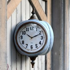 Double Faced Train Station Clock