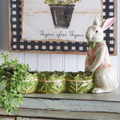 3 Bowl Bunny With Cabbage Decor