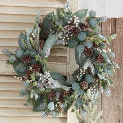 Mixed Pinecone and Twig Wreath