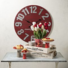 Berry Patch Farmhouse Wall Clock