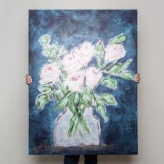Abstract Floral Bouquet Canvas Wall Art