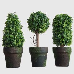 Artificial Topiary In A Pot Set of 3