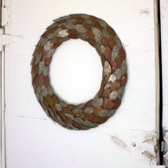 Galvanized Metal Rustic Wreath