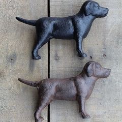 Cast Iron Dog Statues Set of 2