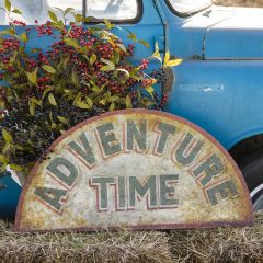 Adventure Time Vintage Inspired Wall Sign