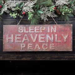 Heavenly Peace Hanging Holiday Sign
