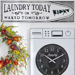 Laundry Today Wall Sign