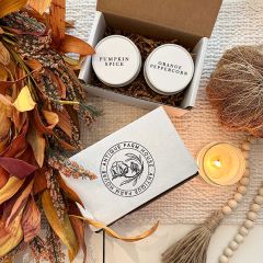 AFH Exclusive Assorted Fall Scents Boxed Candle Set of 2