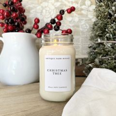 AFH Exclusive Christmas Scented 16oz Mason Jar Candle