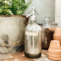 AFH FOUND - Unique Vintage Glass Seltzer Bottle