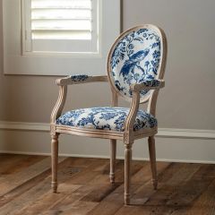 Aged Elegance Jacquard Pattern Chair