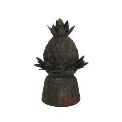 Aged Metal Pineapple Finial