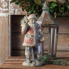 Aged Santa With Gifts Figurine