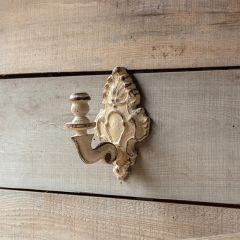 Aged Single Candle Wall Sconce