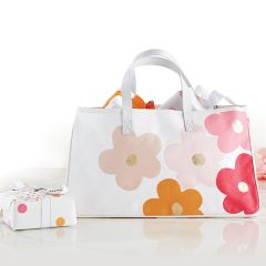 All Over Flowers Canvas Tote