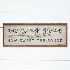 Amazing Grace How Sweet The Sound Greenery Sign