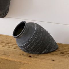 Angled Terracotta Vase