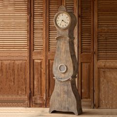 Antique Inspired Pine Mora Clock