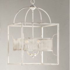 Antiqued 4 Light Chandelier