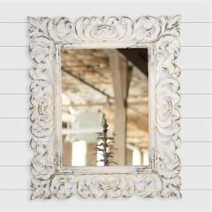 Antiqued Elegance Wall Mirror
