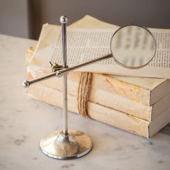 Antiqued Silver Standing Magnifier