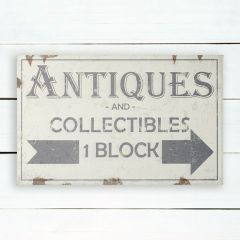 Antiques Arrow Wall Sign