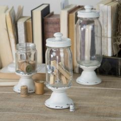 Apothecary Jar Canister Set of 3