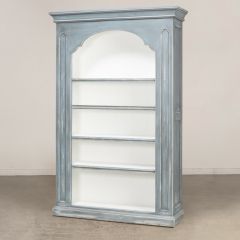 Arched Banner Pine Bookcase