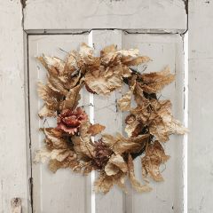 Artificial Fall Leaves Wreath